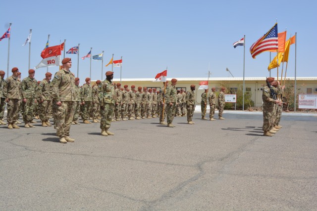 War Eagle Troopers receive Multinational Force and Observers medal