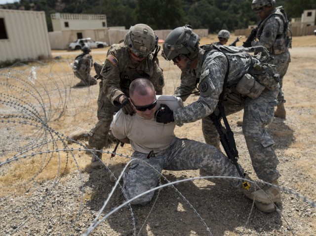 Military Police trains for combat support