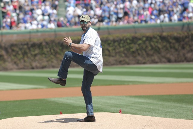 Medal of Honor recipient is honored at Chicago Cubs home game