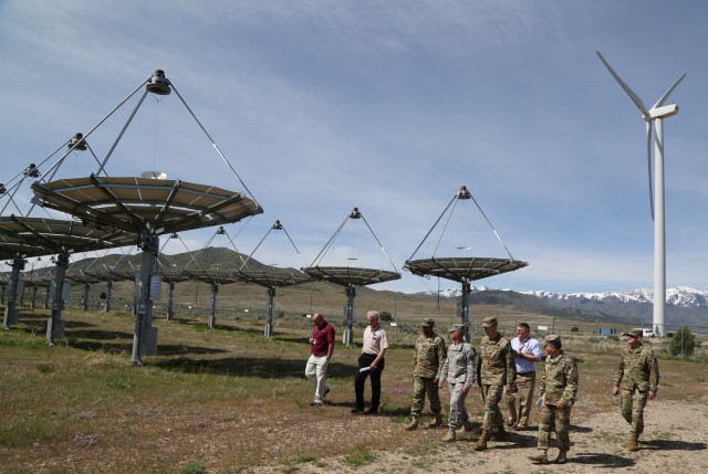 Commanders and senior leaders of the Army's Organic Industrial Base visit Tooele Army Depot