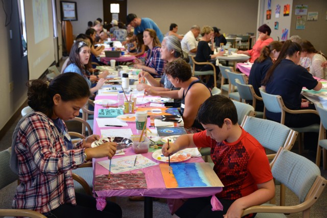 TAMC patients express themselves through art