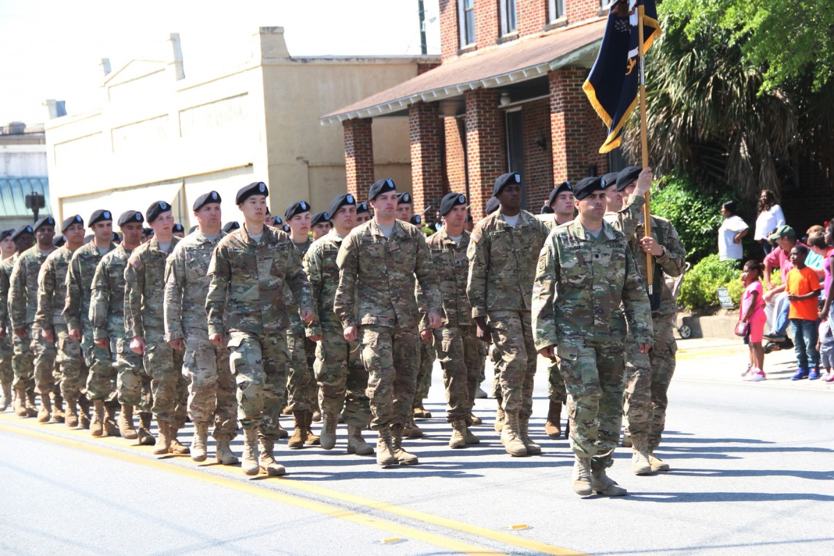130th Soldiers march in annual parade Article The United States Army
