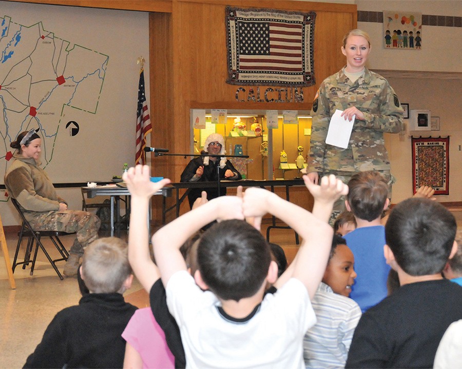 Fort Drum's legal team entertains, educates local students at Law Day