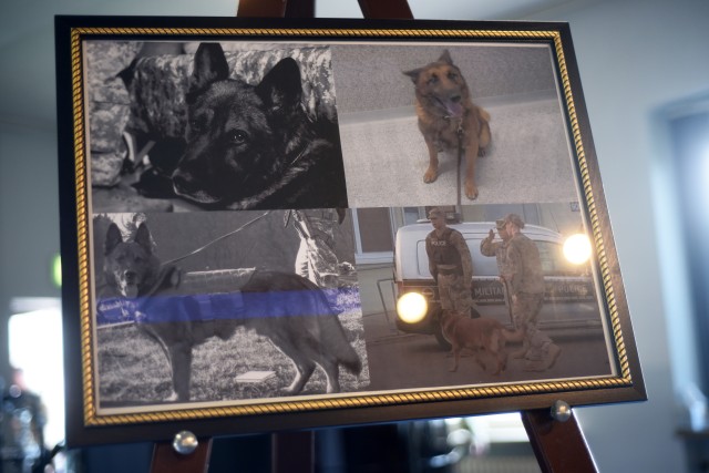 Ansbach MPs honor memory of two military working dogs