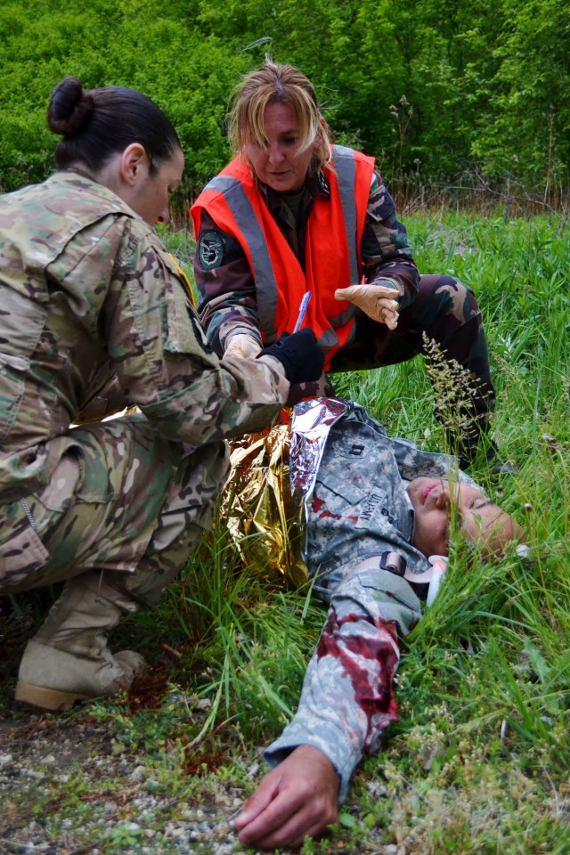 Mass casualty exercise provides realistic training for Hungarian, American medical teams