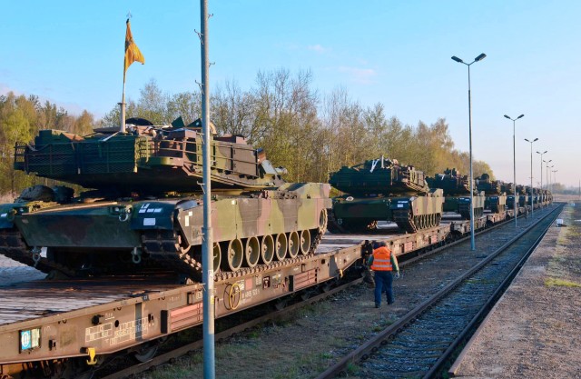 US tanks, bradleys back in Poland for Atlantic Resolve mission