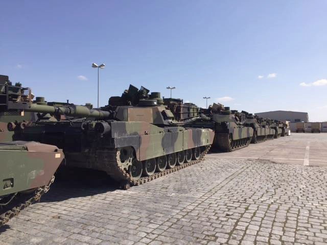 US tanks, bradleys back in Poland for Atlantic Resolve mission