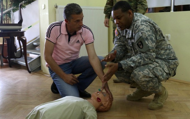 Fort Bragg medics train Embassy first responders in Kosovo 