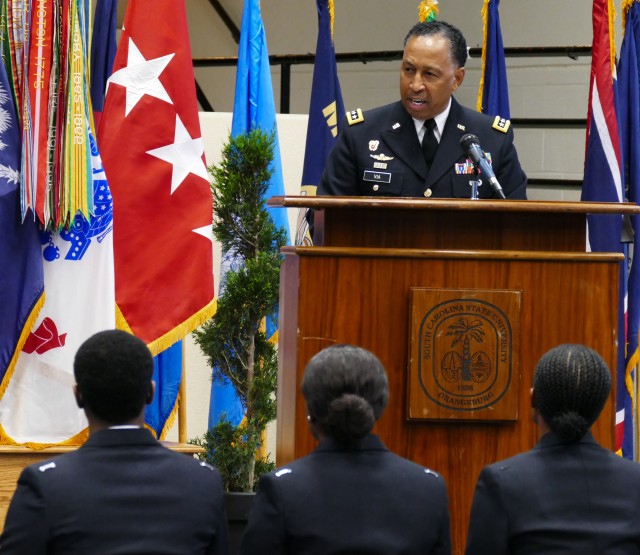 Via speaks to South Carolina State cadets