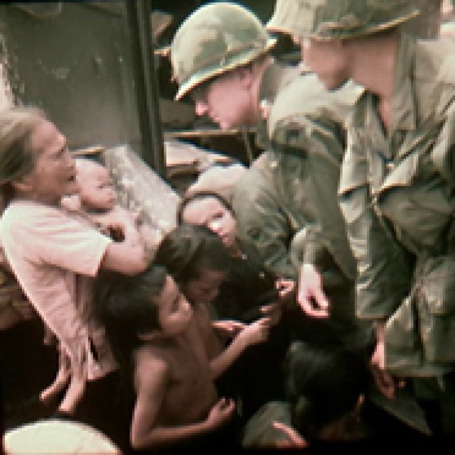 Cave with civilian patients