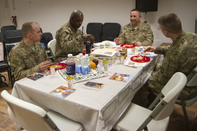 Rabbi provides Passover services to CJFLCC-OIR service members