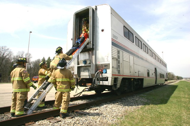 Passenger-railcar emergency training held at Fort McCoy