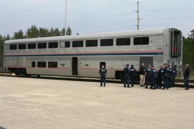 Passenger-railcar emergency training held at Fort McCoy