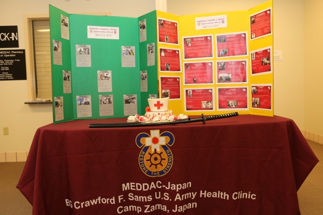 Nurse and Medic Appreciation Week Ice Cream Social Display