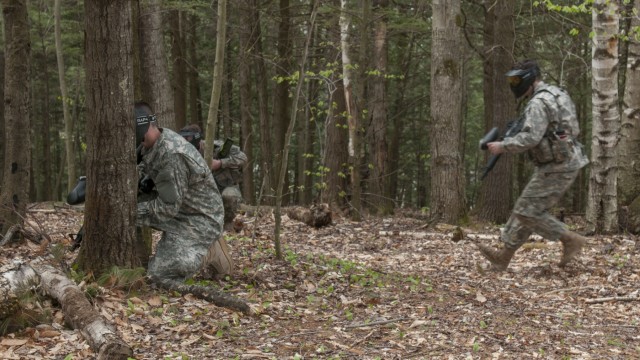 Soldiers Engage a Squad Posing as the Enemy