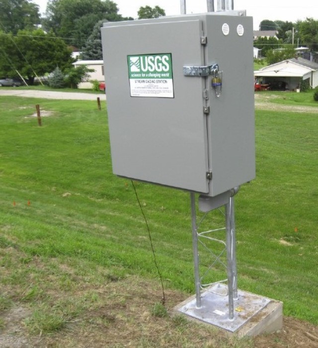 U.S. Geological Survey gage at Beverly, Ohio.