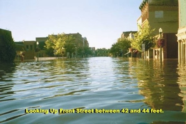 Flooding in Marietta, Ohio