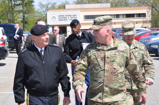 IMCOM commander visits Natick, Devens