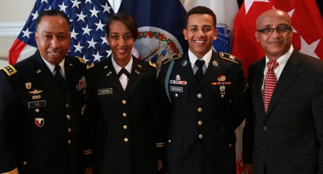 Via commissions 13 Army second lieutenants from alma mater