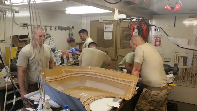 640th ASB makes historic Gray Eagle repairs