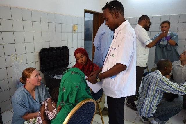 Army Civil Affairs provides medical care to Djibouti village