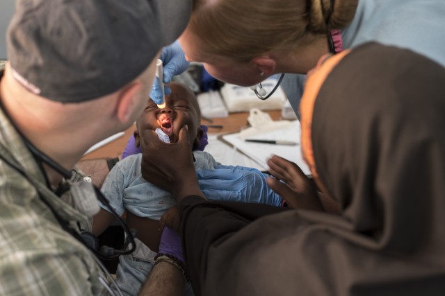 Army Civil Affairs provides medical care to Djibouti village