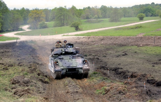 Engineers shoot Gunnery Table XII to prepare for Exercise Anakonda 16