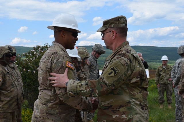 USAREUR Commanding General Visits Novo Selo Training Area