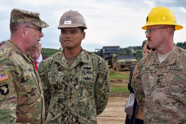 USAREUR Commanding General Visits Novo Selo Training Area
