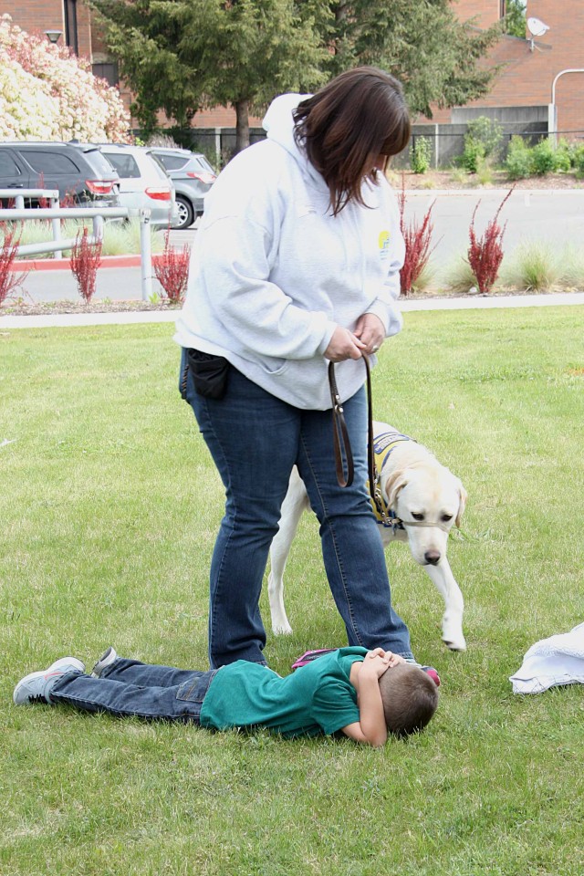 Penne Testing Dog Bite Prevention Skills