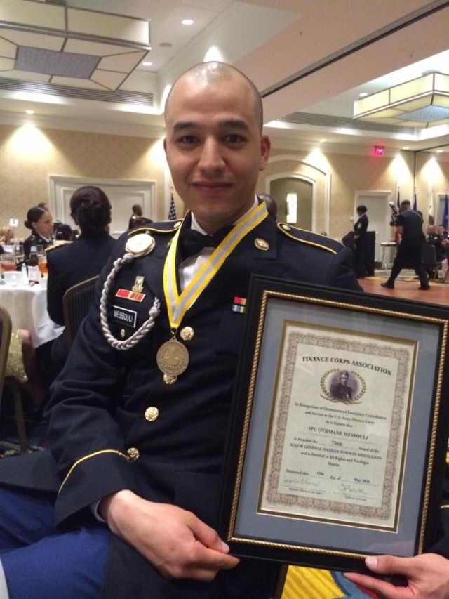 Knight's Brigade Soldier earns Army-wide Finance Corps Soldier of the Year