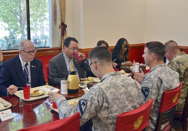 Lunch with the mayor