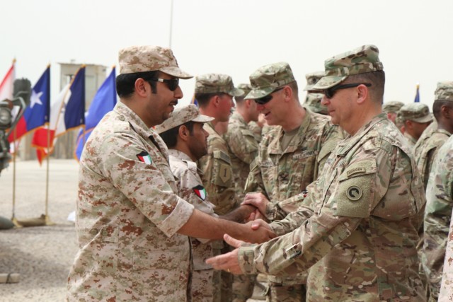 5 Kuwaiti soldiers inducted into U.S. Army NCO Corps