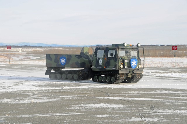 U.S. Army Cold Regions Test Center automotive test track benefits both military and civilian customers