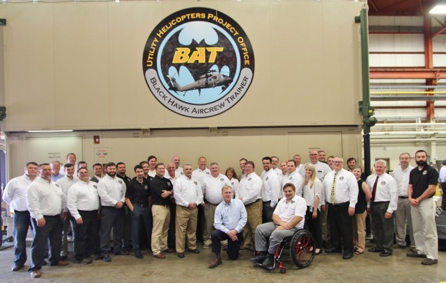 Black Hawk Aircrew Trainer project team