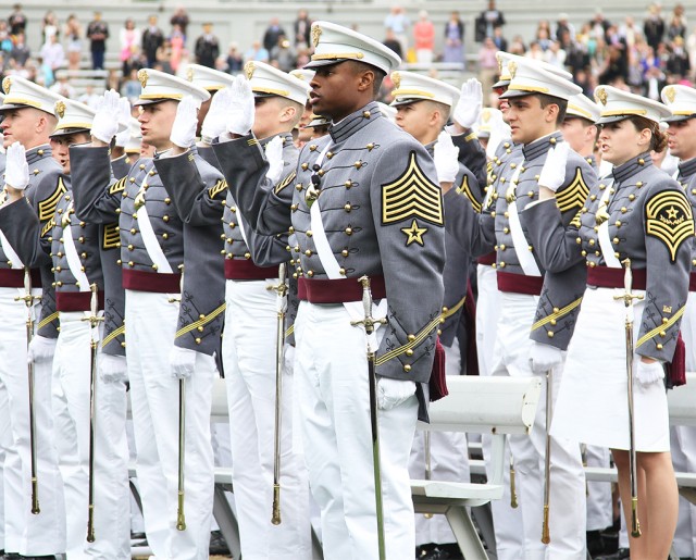 EJ Coleman at the 2016 United States Military Academy at West Point Graduation