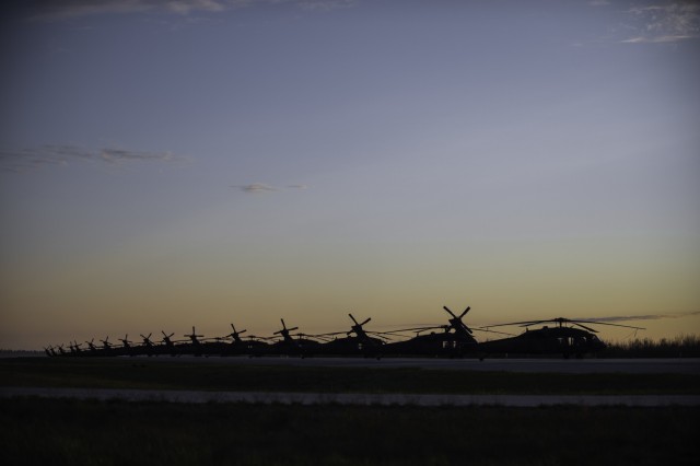 Buffalo Cavalry Troop Flies at Fort Drum