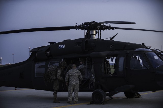 Buffalo Cavalry Troop Flies at Fort Drum