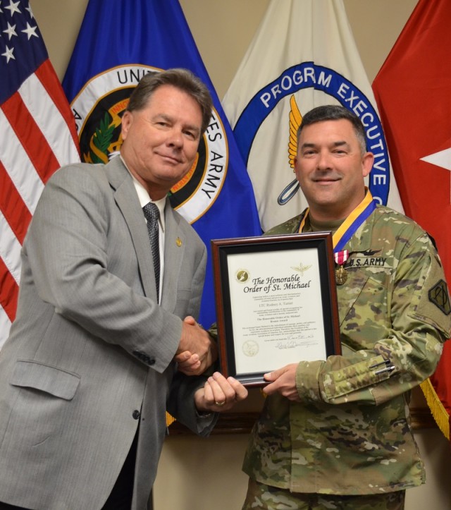 LTC Rodney Turner awarded Order of St. Michael bronze award