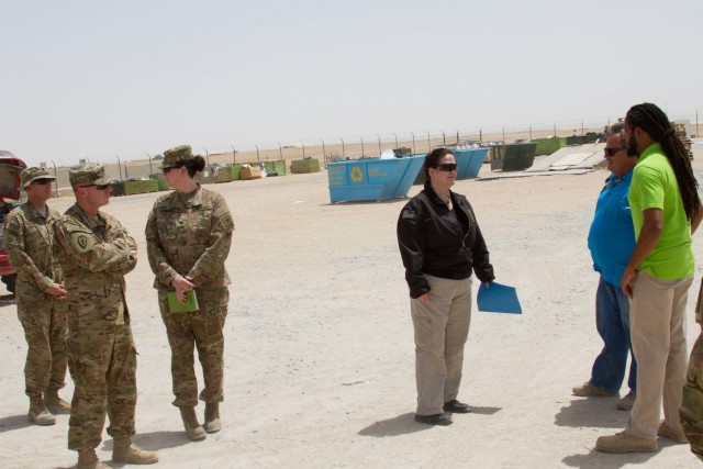Honorable Hammack assesses enduring bases in USARCENT