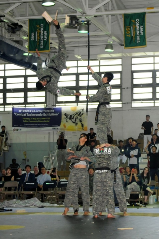 ROK US Army Friendship Combat Taekwondo exhibition