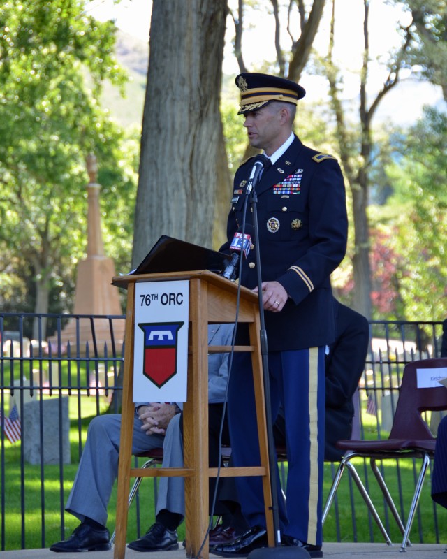 Dugway commander honors fallen at Fort Douglas Memorial Day service ...