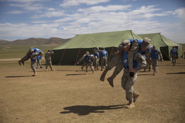 Alaska National Guard leads field medical training in Mongolia