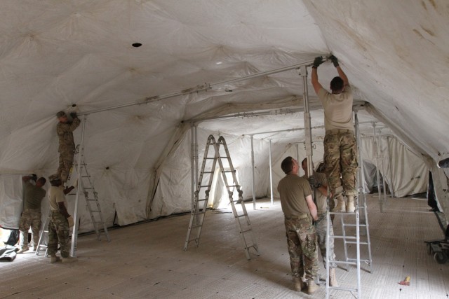 U.S. Army Central Contingency Command Post participates in Eager Lion 2016