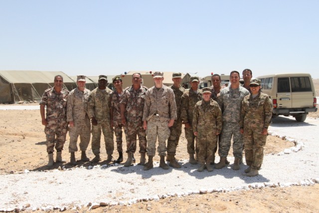 U.S. Army Central Contingency Command Post participates in Eager Lion 2016