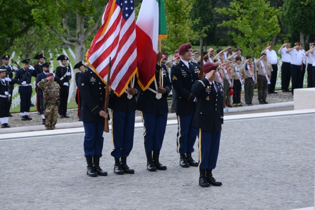 Memorial Day Ceremony at Florence American Cemetery and Memorial