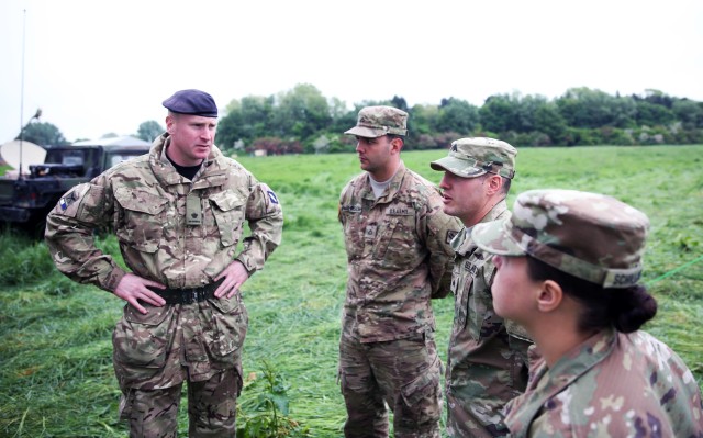 US Army signal Soldiers build interoperability, relationships with UK Allies