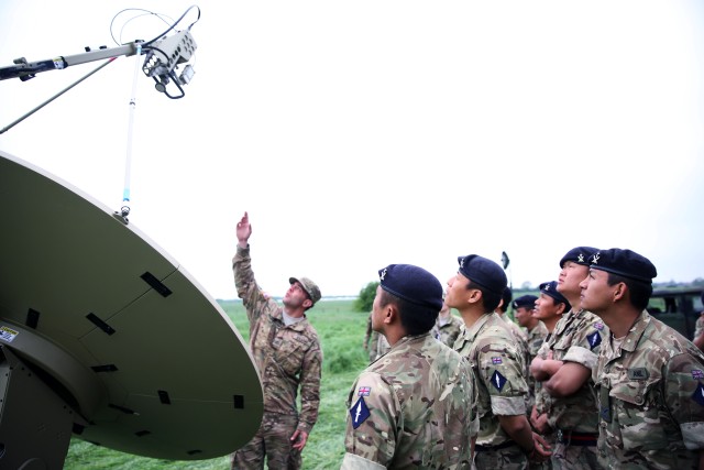 US Army signal Soldiers build interoperability, relationships with UK Allies