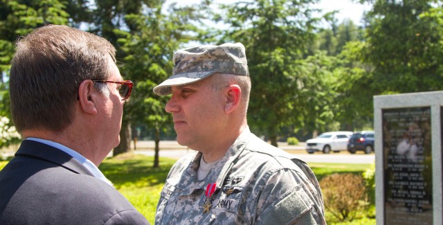 Congressman awards wounded Iraq War Vet Bronze Star 9 years later
