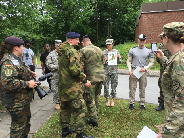 10th AAMDC Soldiers Compete in Norwegian Road March